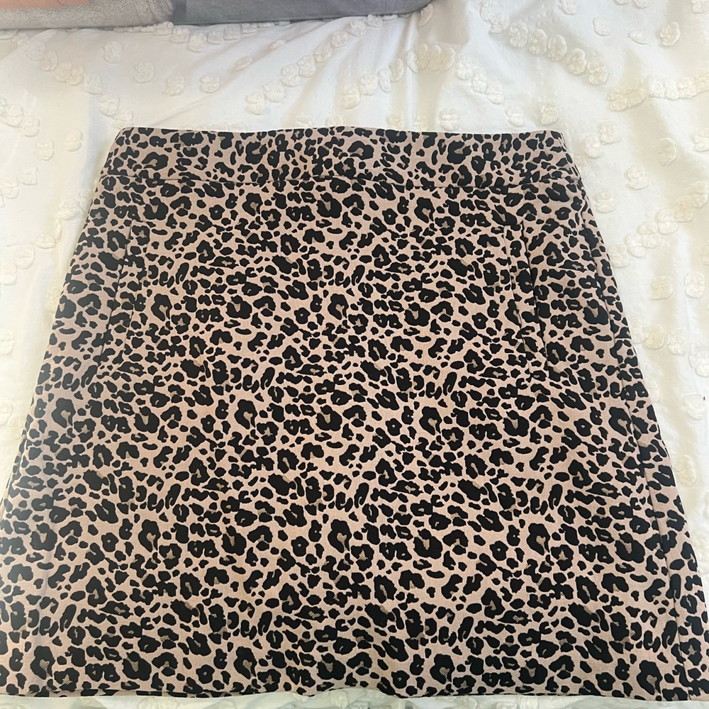 Leopard Print Skirt